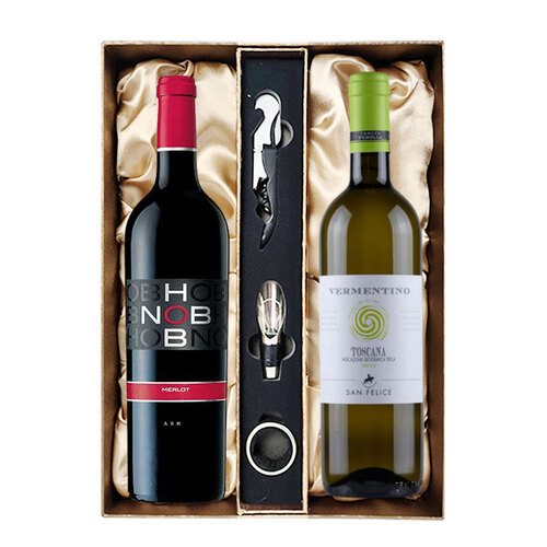 와인2호 선물세트-홉노브, 메를로,산 펠리체 베르멘티노